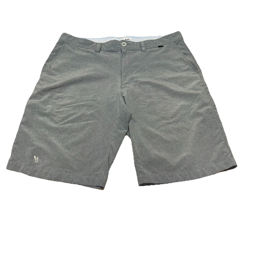 Travis Mathew Stretch Performance Golf Shorts Men's 36 Dark Gray FLAW